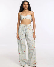 Lucia Pants - Green Stripes